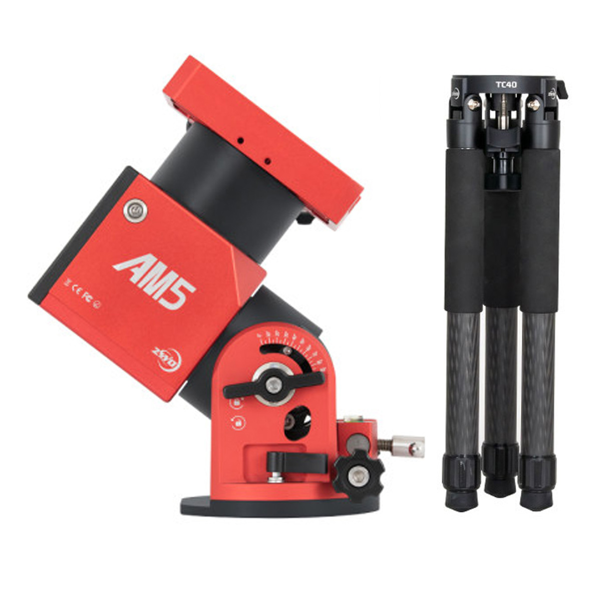 am5+tc40 ZWO Montura AM5N y TC40 Tripié Fibra de carbono - Imagen 1